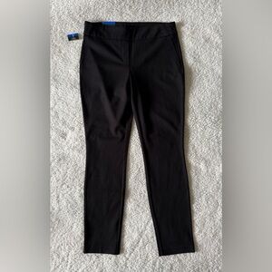 Dalia Women's Black Textured Diagonal Stripe Dress Pants Size 10 New with Tags